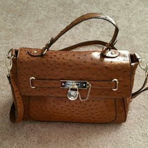 Anne Klein Ostrich Handbag
